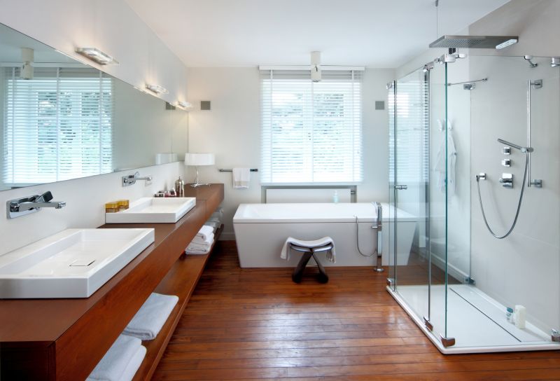 Wide Picture of a Modern Bathroom