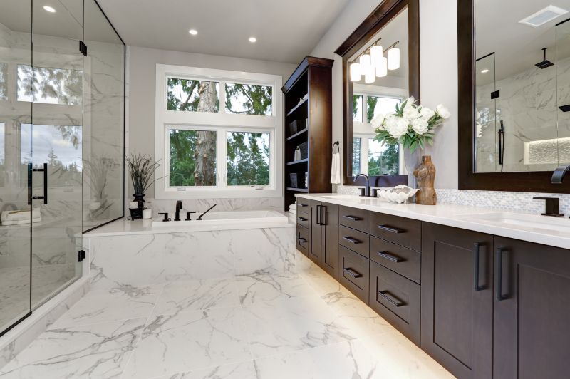 Elegant Bathroom Flooring